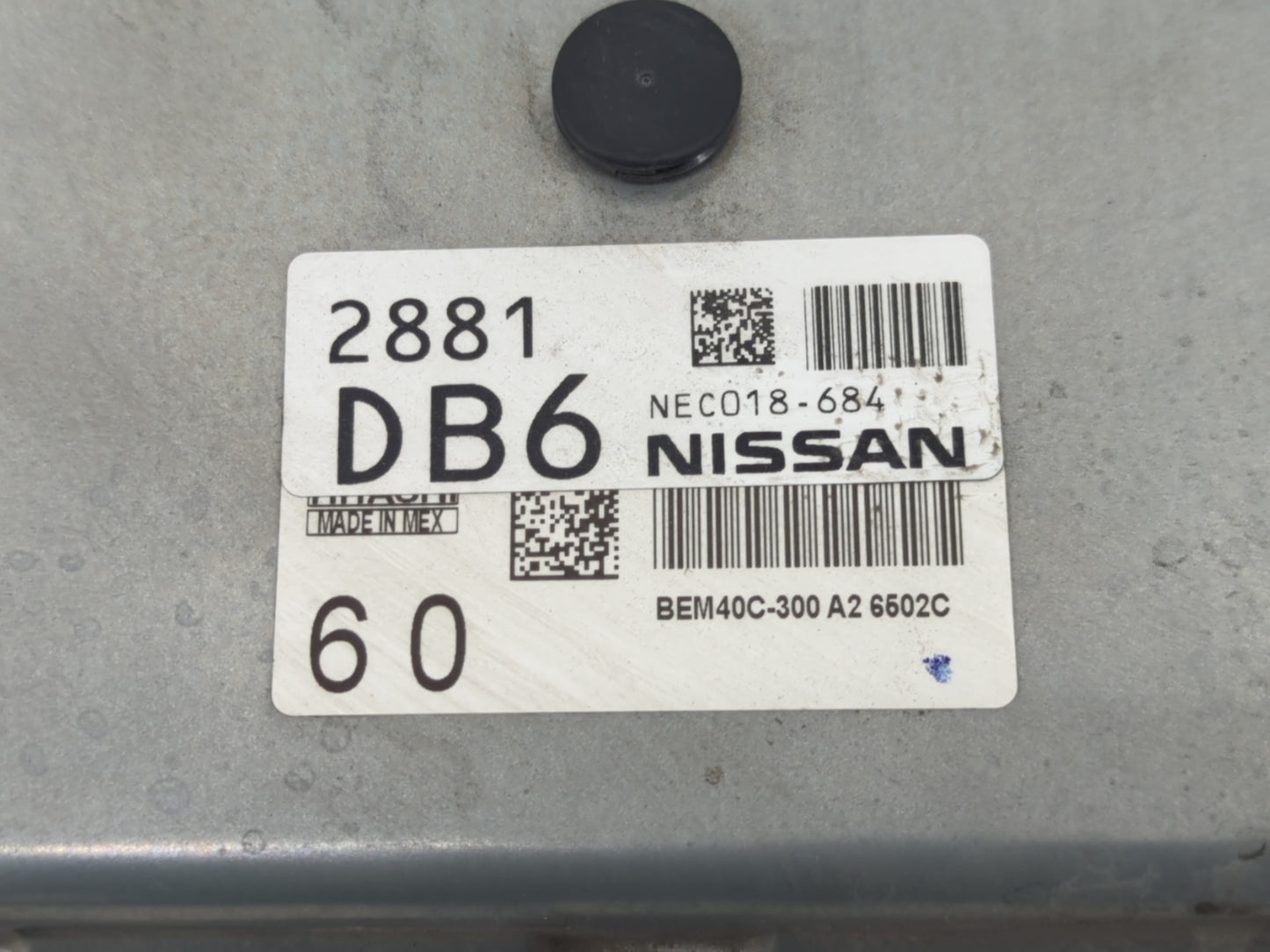 2016-2017 Nissan Sentra PCM Engine Control Computer ECU ECM PCU OEM P/N:NEC018-684 Fits Fits 2016 2017 OEM Used Auto Parts -