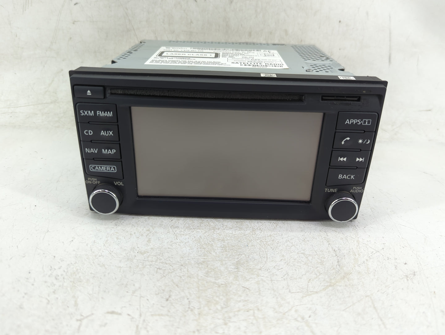 2016 Nissan Sentra Radio AM FM Cd Player Receiver Replacement P/N:259154AF0A 7 612 051 343 Fits OEM Used Auto Parts - Oemuse