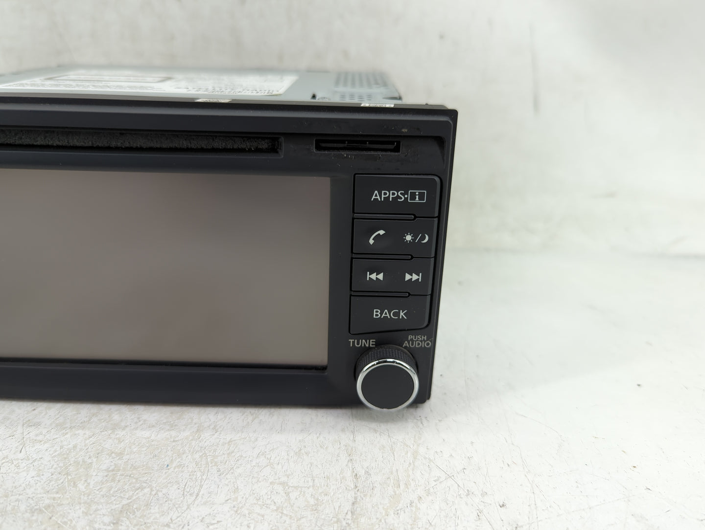 2016 Nissan Sentra Radio AM FM Cd Player Receiver Replacement P/N:259154AF0A 7 612 051 343 Fits OEM Used Auto Parts - Oemuse