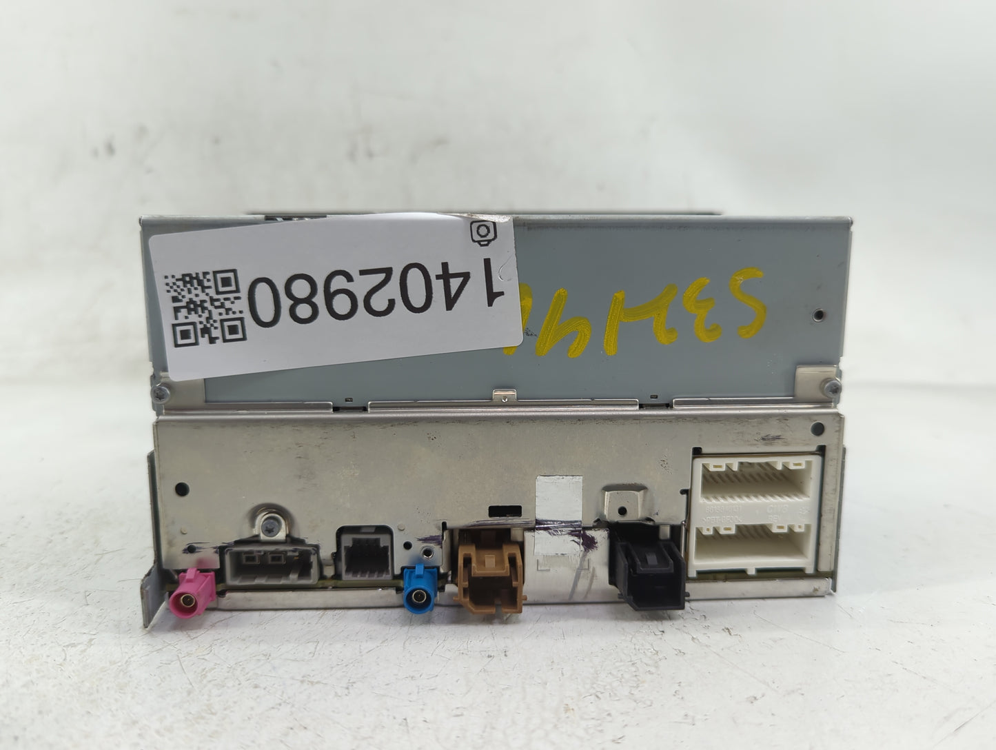 2016 Nissan Sentra Radio AM FM Cd Player Receiver Replacement P/N:259154AF0A 7 612 051 343 Fits OEM Used Auto Parts - Oemuse