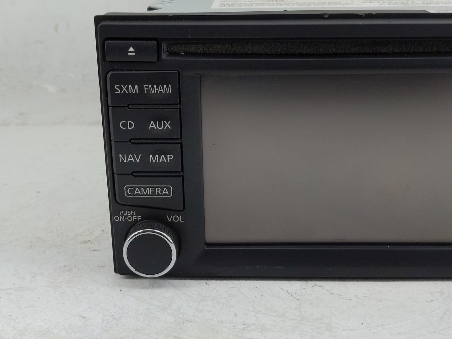 2016 Nissan Sentra Radio AM FM Cd Player Receiver Replacement P/N:259154AF0A 7 612 051 343 Fits OEM Used Auto Parts - Oemuse