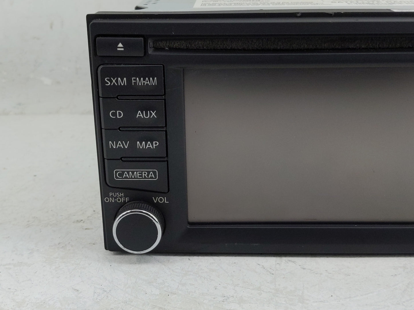 2016 Nissan Sentra Radio AM FM Cd Player Receiver Replacement P/N:259154AF0A 7 612 051 343 Fits OEM Used Auto Parts - Oemuse