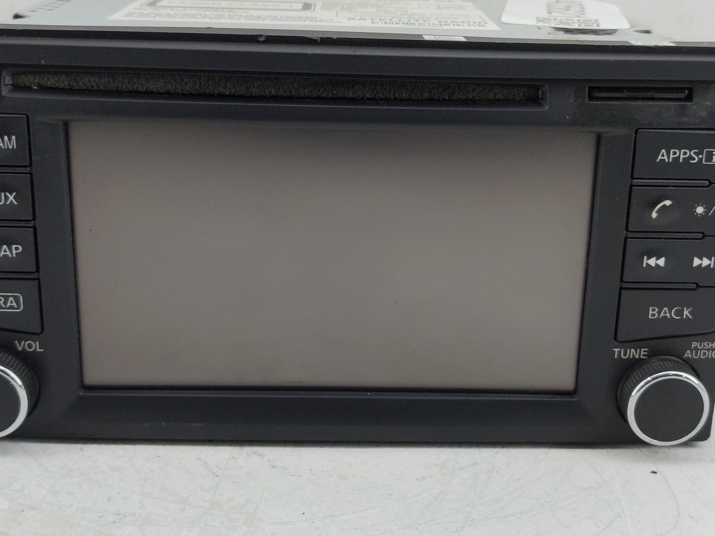 2016 Nissan Sentra Radio AM FM Cd Player Receiver Replacement P/N:259154AF0A 7 612 051 343 Fits OEM Used Auto Parts - Oemuse