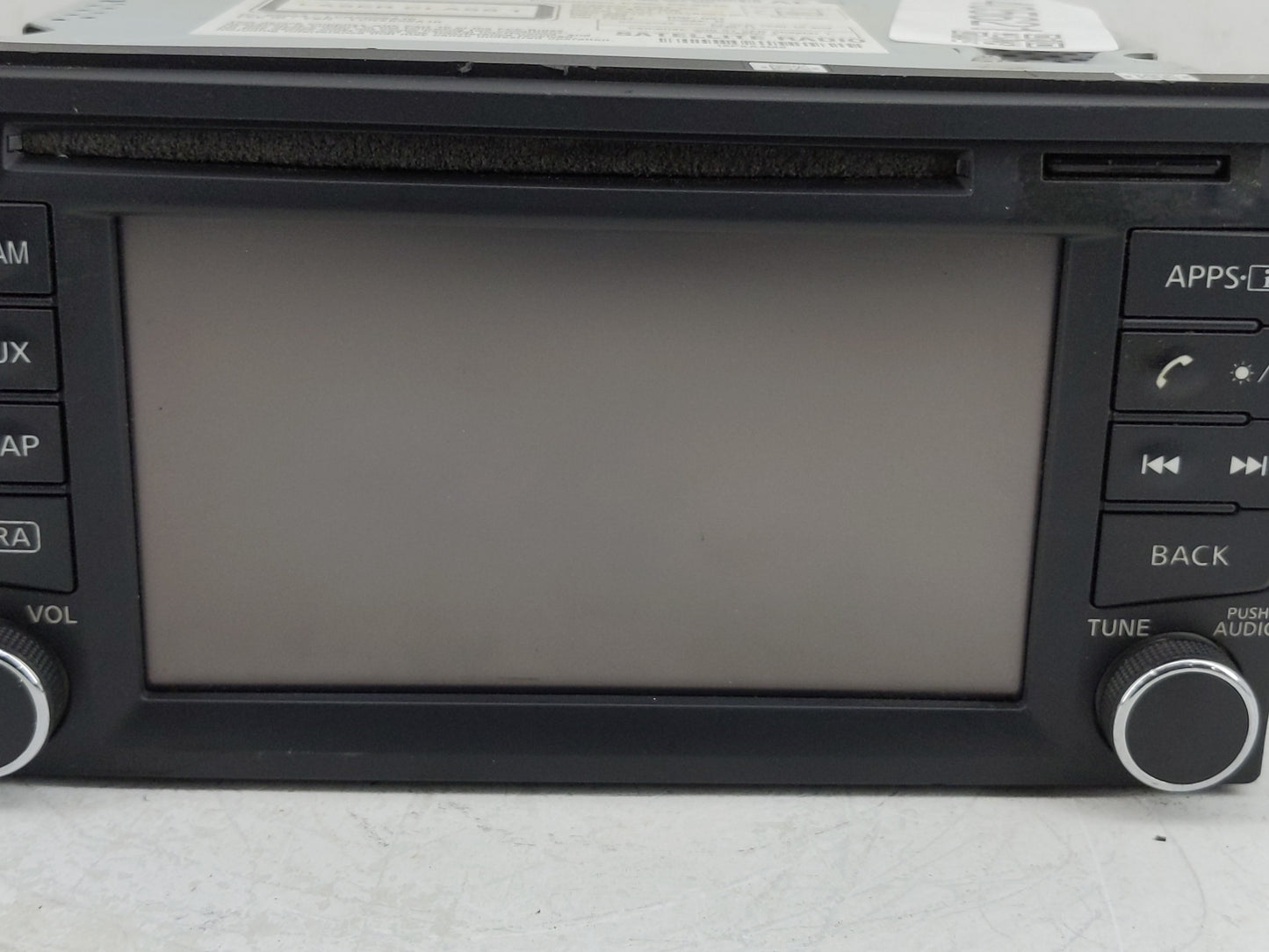 2016 Nissan Sentra Radio AM FM Cd Player Receiver Replacement P/N:259154AF0A 7 612 051 343 Fits OEM Used Auto Parts - Oemuse
