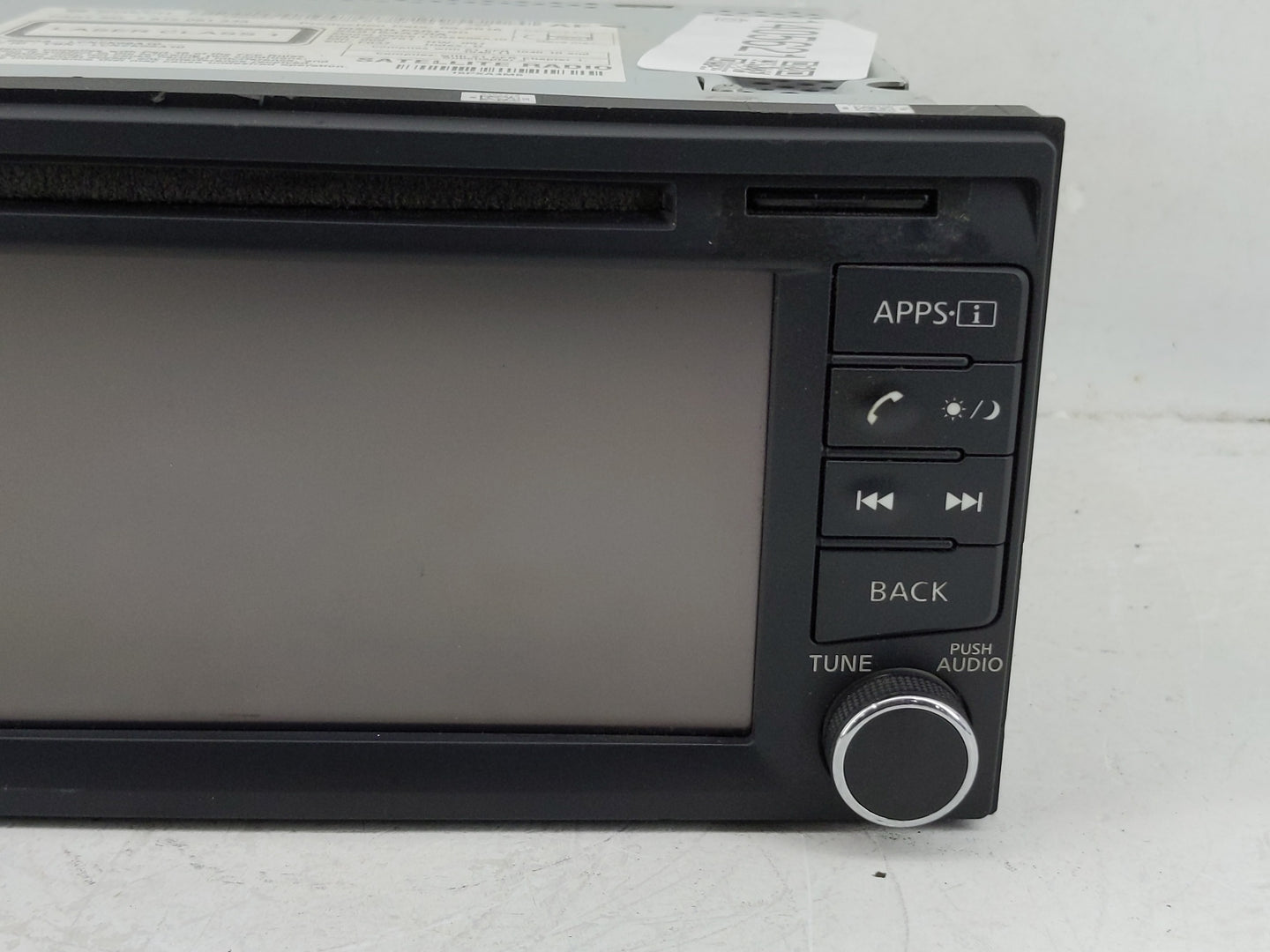 2016 Nissan Sentra Radio AM FM Cd Player Receiver Replacement P/N:259154AF0A 7 612 051 343 Fits OEM Used Auto Parts - Oemuse