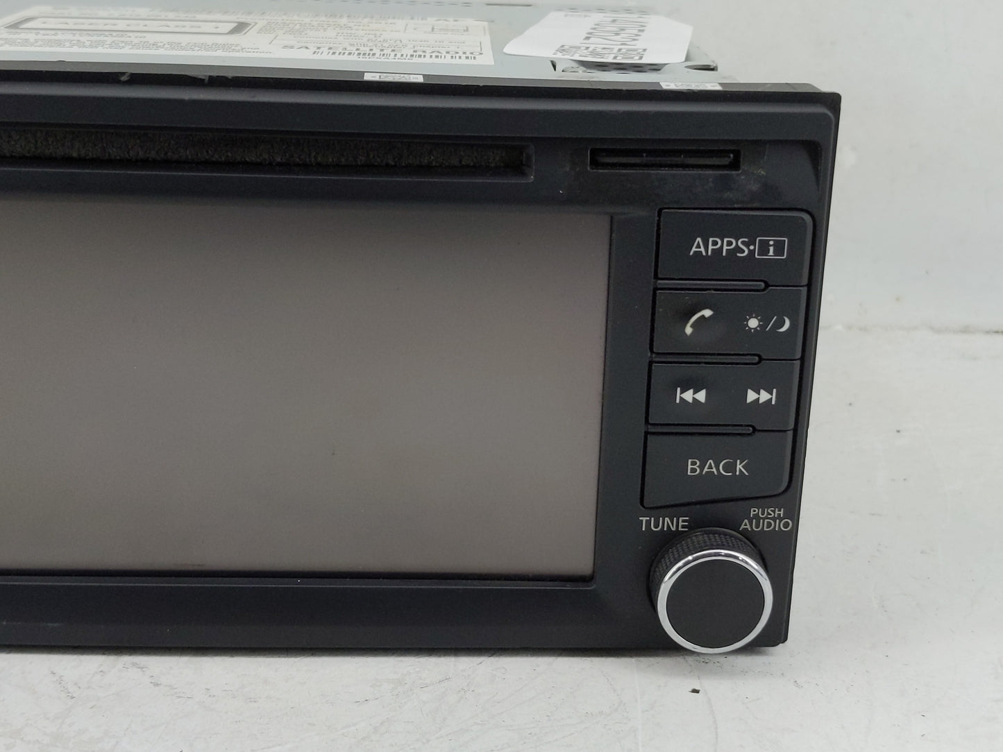 2016 Nissan Sentra Radio AM FM Cd Player Receiver Replacement P/N:259154AF0A 7 612 051 343 Fits OEM Used Auto Parts - Oemuse