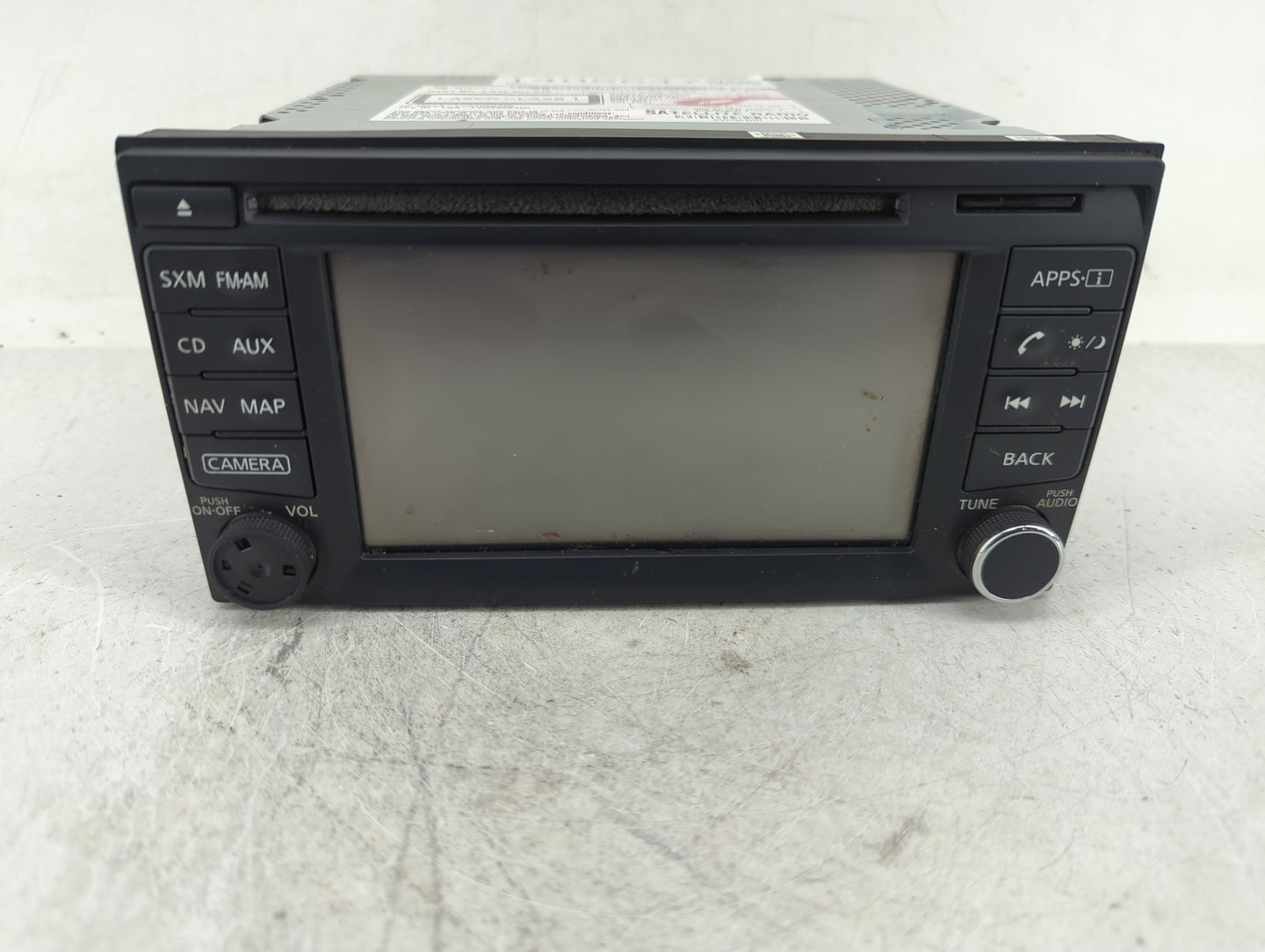 2016 Nissan Sentra Radio AM FM Cd Player Receiver Replacement P/N:7612051346 Fits OEM Used Auto Parts - Oemusedautoparts1.co
