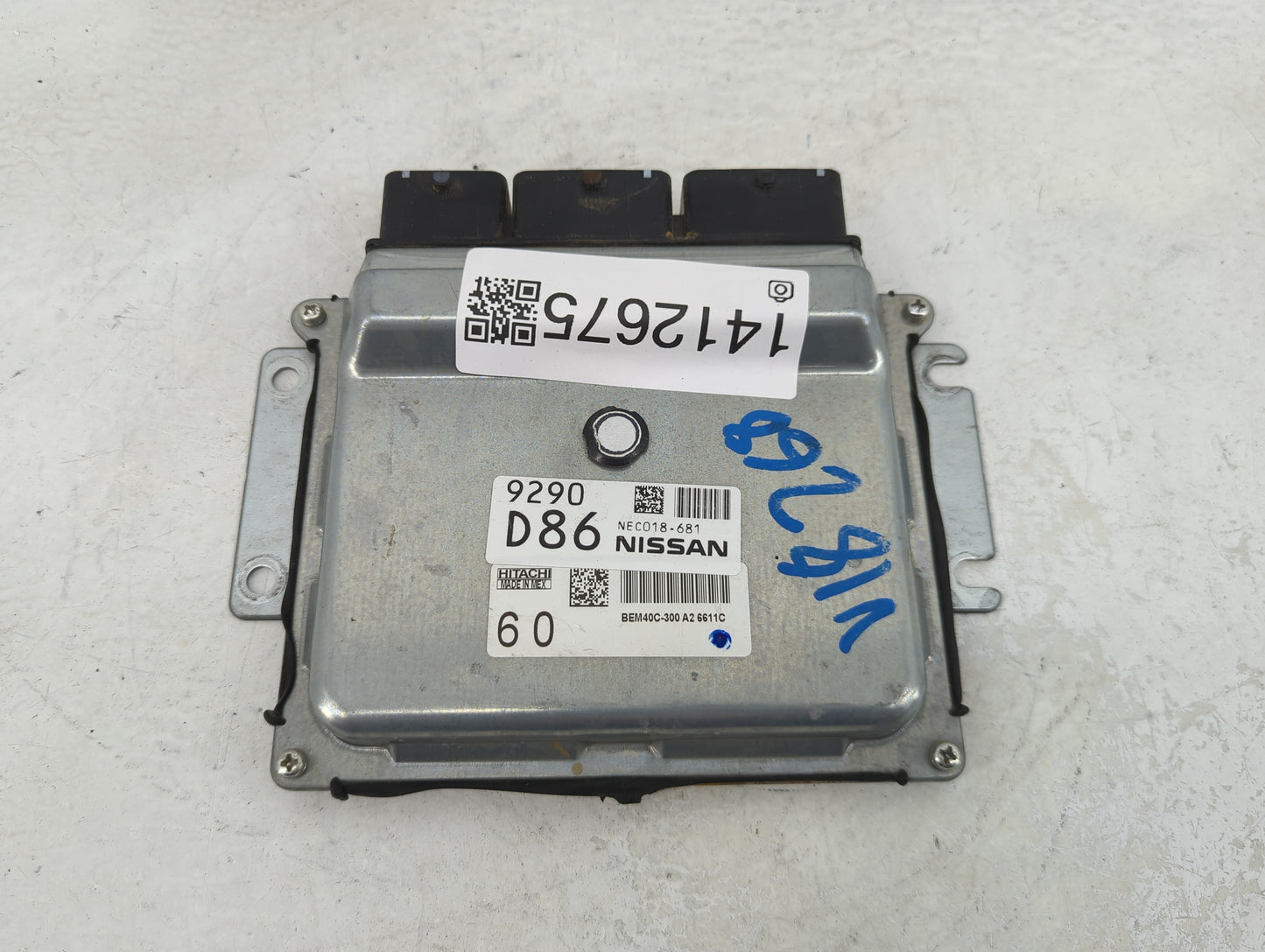 2016-2017 Nissan Sentra PCM Engine Control Computer ECU ECM PCU OEM P/N:NEC018-681 NEC018-684 Fits Fits 2016 2017 OEM Used A