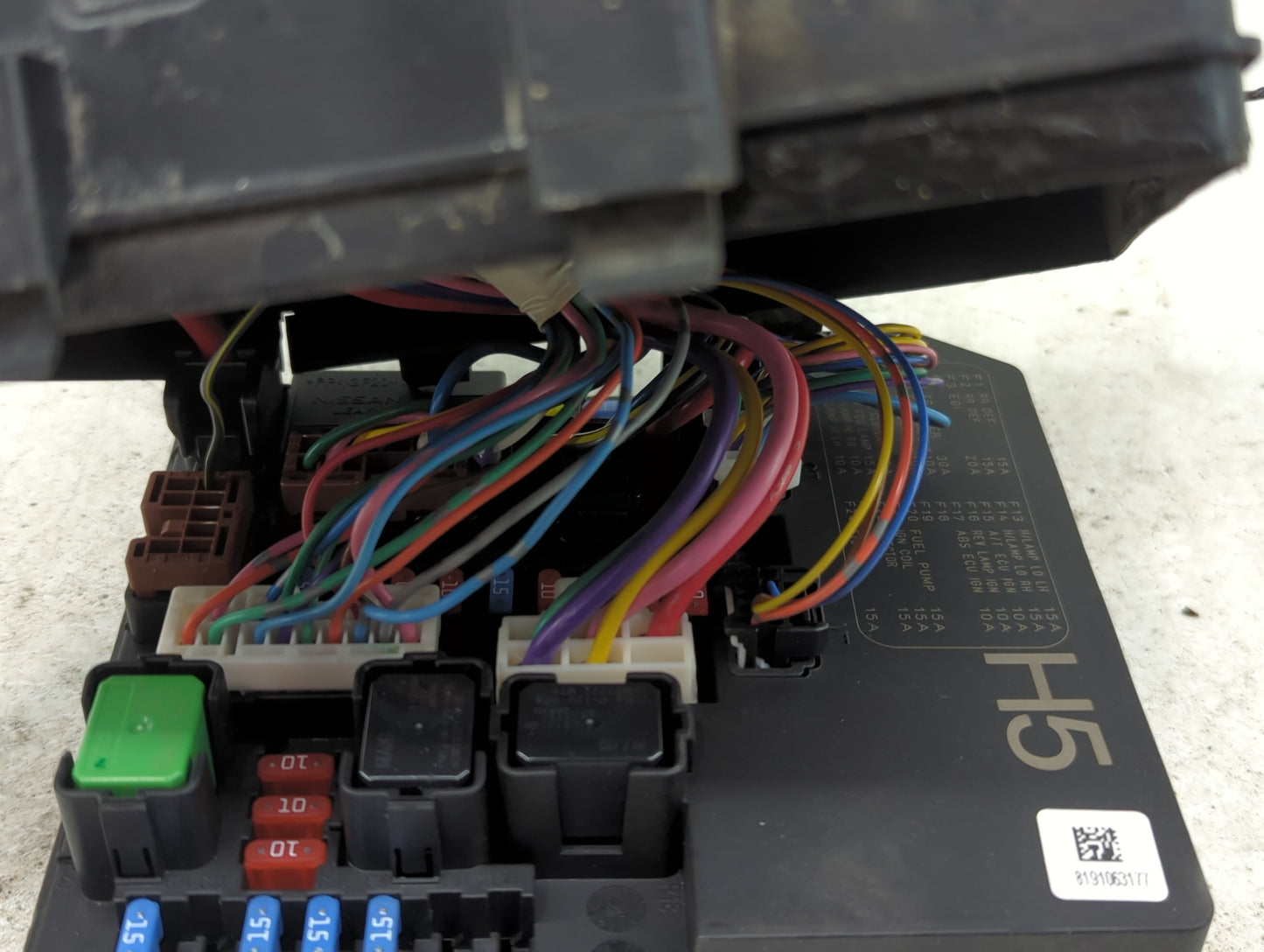 2013-2019 Nissan Sentra Fusebox Fuse Box Panel Relay Module Fits Fits 2013 2014 2015 2016 2017 2018 2019 OEM Used Auto Parts