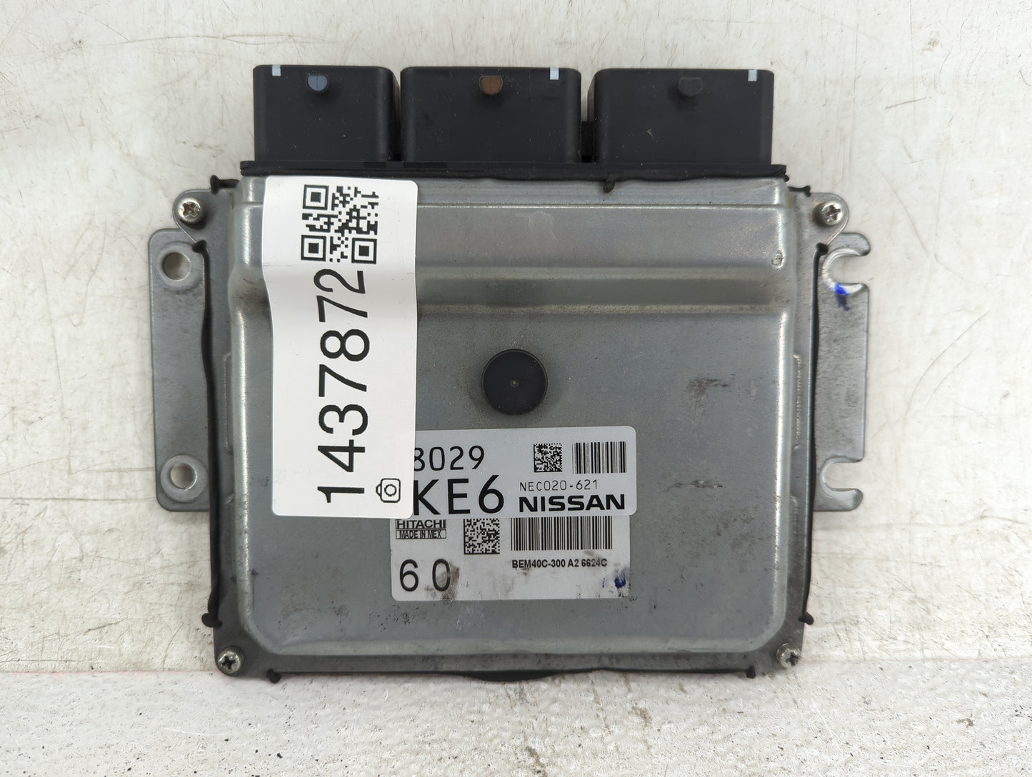 2016-2017 Nissan Sentra PCM Engine Control Computer ECU ECM PCU OEM P/N:NEC020-621 BEM40C-300 Fits Fits 2016 2017 OEM Used A