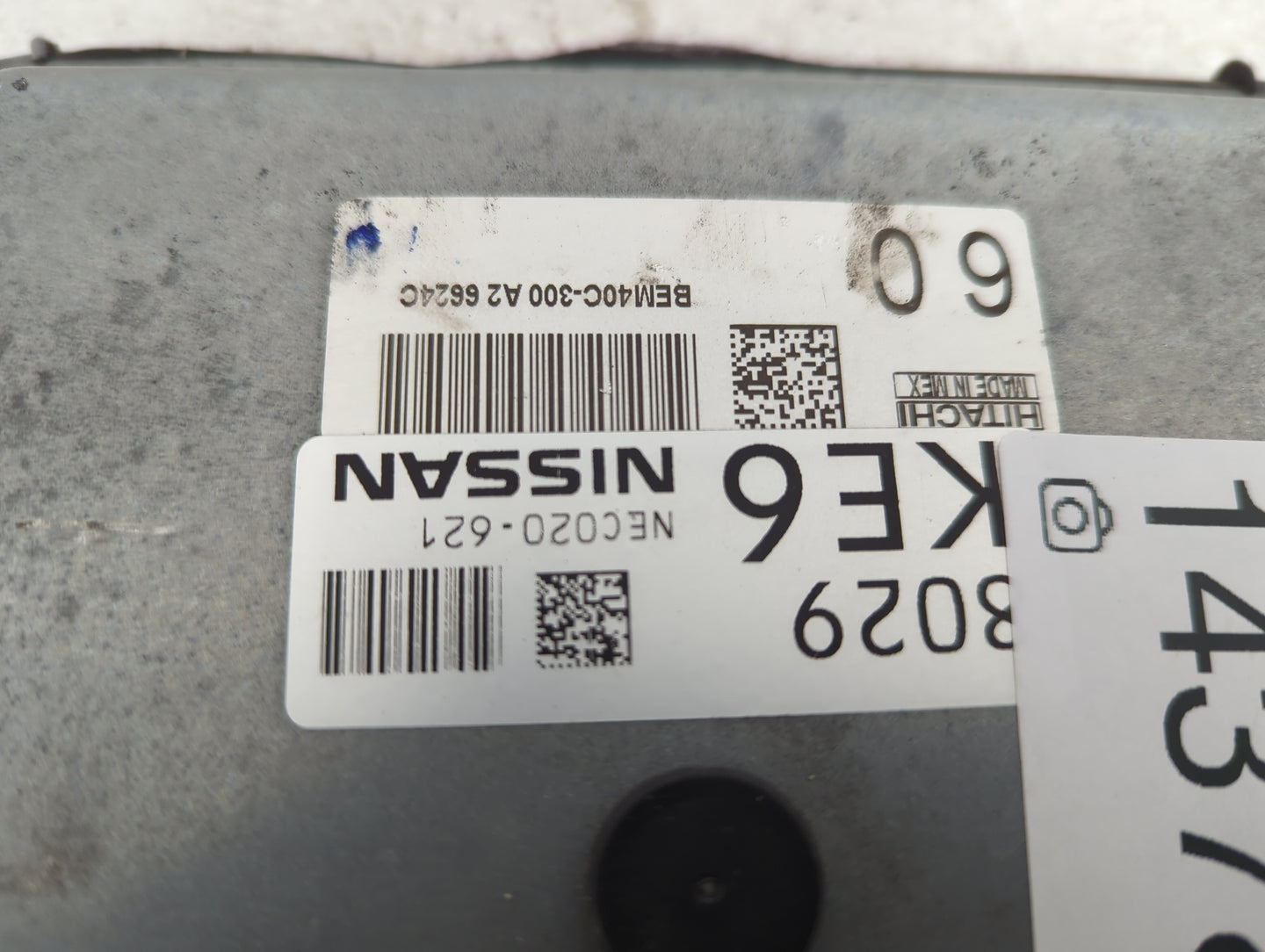 2016-2017 Nissan Sentra PCM Engine Control Computer ECU ECM PCU OEM P/N:NEC020-621 BEM40C-300 Fits Fits 2016 2017 OEM Used A