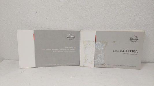2016 Nissan Sentra Owners Manual Book Guide OEM Used Auto Parts