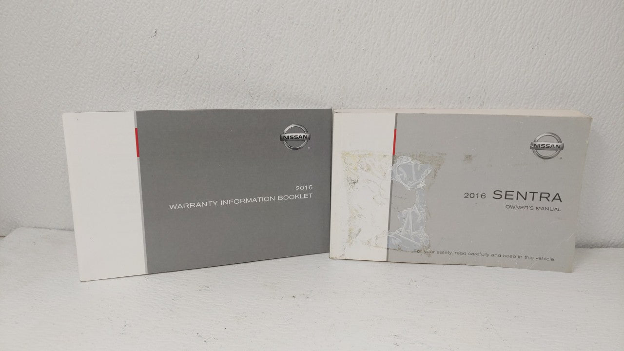 2016 Nissan Sentra Owners Manual Book Guide OEM Used Auto Parts - Oemusedautoparts1.com