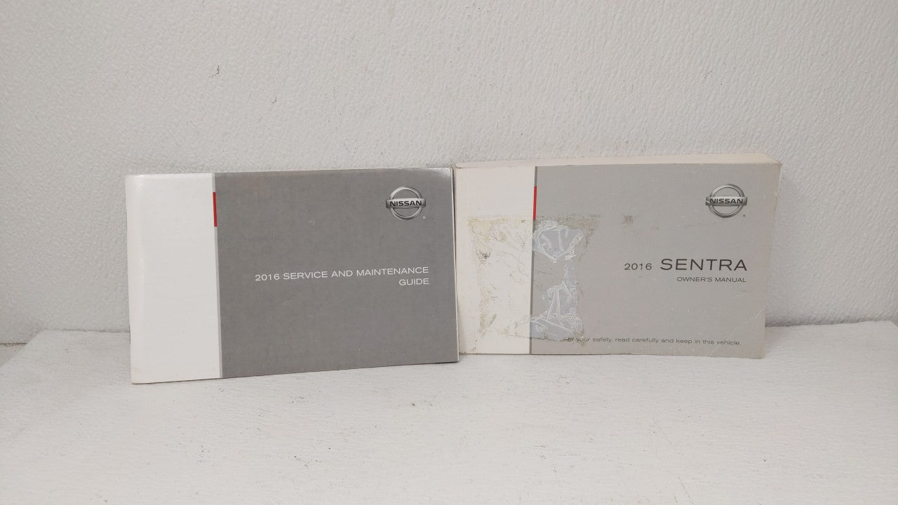 2016 Nissan Sentra Owners Manual Book Guide OEM Used Auto Parts - Oemusedautoparts1.com
