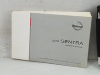 2016 Nissan Sentra Owners Manual Book Guide P/N:OM16EM0B17U1 OEM Used Auto Parts - Oemusedautoparts1.com