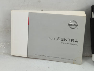 2016 Nissan Sentra Owners Manual Book Guide P/N:OM16EM0B17U1 OEM Used Auto Parts