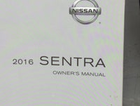 2016 Nissan Sentra Owners Manual Book Guide P/N:OM16EM0B17U1 OEM Used Auto Parts - Oemusedautoparts1.com