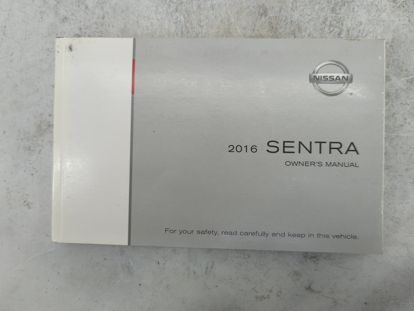 2016 Nissan Sentra Owners Manual Book Guide P/N:OM16EM0B17U0 OEM Used Auto Parts - Oemusedautoparts1.com