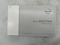 2016 Nissan Sentra Owners Manual Book Guide P/N:OM16EM0B17U0 OEM Used Auto Parts - Oemusedautoparts1.com