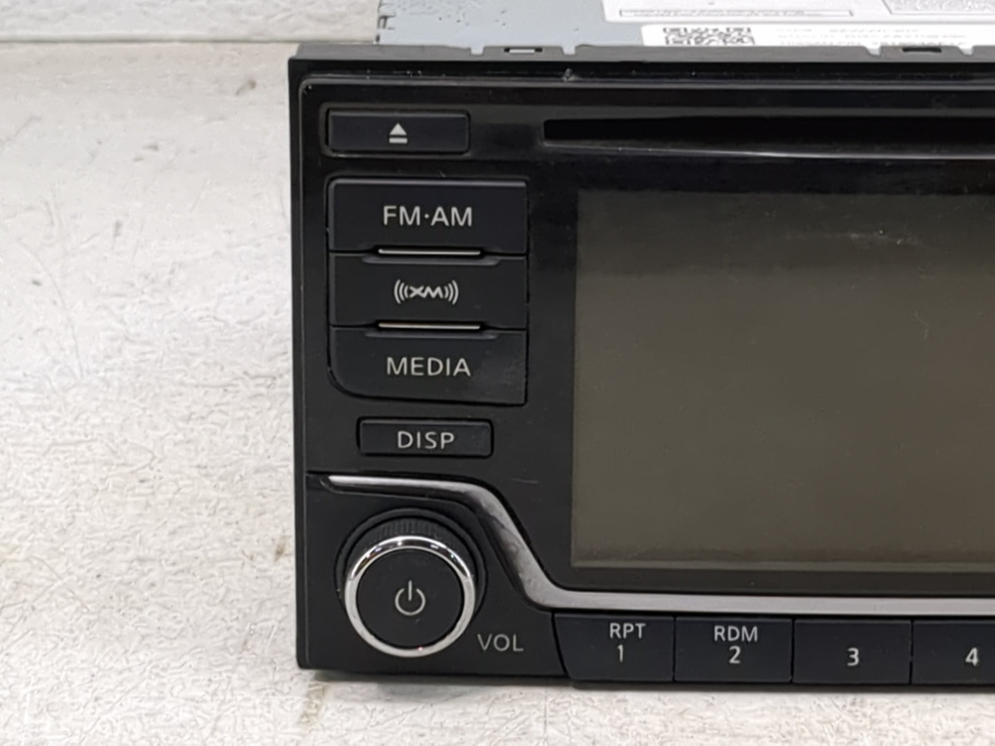 2016 Nissan Sentra Radio AM FM Cd Player Receiver Replacement P/N:28185 4AF1A CQ-FN25E4GX Fits OEM Used Auto Parts - Oemused