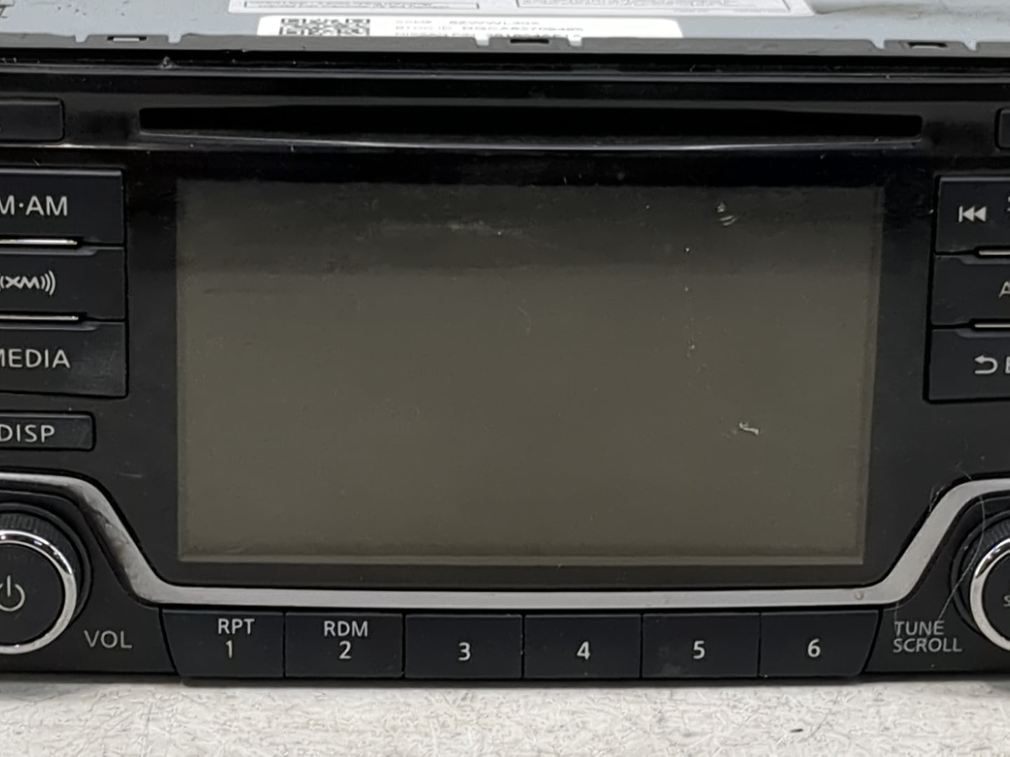 2016 Nissan Sentra Radio AM FM Cd Player Receiver Replacement P/N:28185 4AF1A CQ-FN25E4GX Fits OEM Used Auto Parts - Oemused
