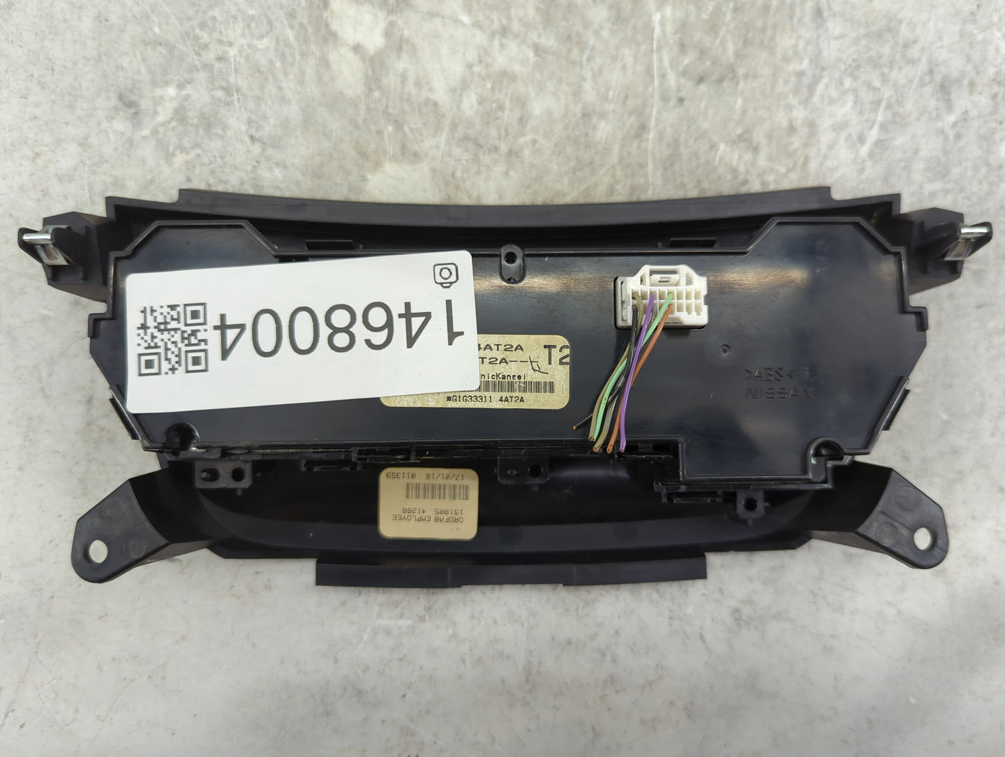 2015-2017 Nissan Sentra Climate Control Module Temperature AC/Heater Replacement P/N:275004AT2A Fits Fits 2015 2016 2017 OEM