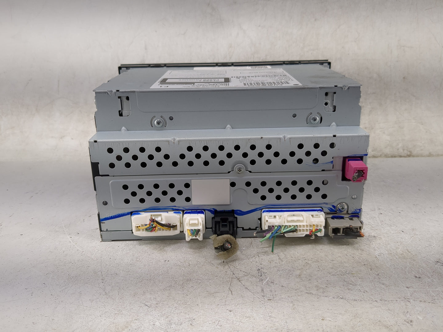 2016 Nissan Sentra Radio AM FM Cd Player Receiver Replacement P/N:28185 4AF1A CQ-FN25E4GX, AN1503 Fits OEM Used Auto Parts -