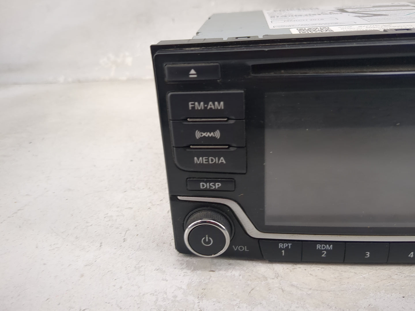 2016 Nissan Sentra Radio AM FM Cd Player Receiver Replacement P/N:28185 4AF1A CQ-FN25E4GX Fits OEM Used Auto Parts - Oemused