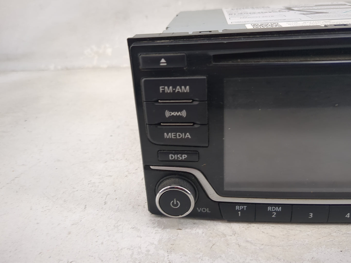 2016 Nissan Sentra Radio AM FM Cd Player Receiver Replacement P/N:28185 4AF1A CQ-FN25E4GX Fits OEM Used Auto Parts - Oemused