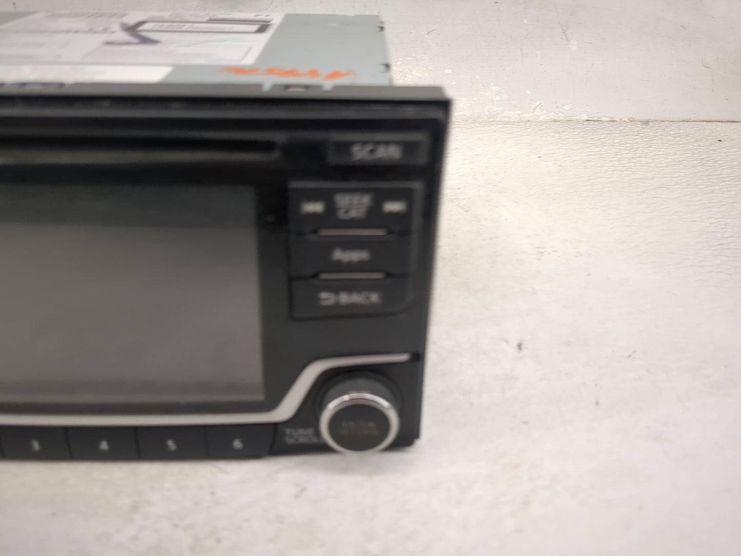 2016 Nissan Sentra Radio AM FM Cd Player Receiver Replacement P/N:28185 4AF1A CQ-FN25E4GX Fits OEM Used Auto Parts - Oemused