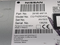 2016 Nissan Sentra Radio AM FM Cd Player Receiver Replacement P/N:28185 4AF1A CQ-FN25E4GX Fits OEM Used Auto Parts - Oemused