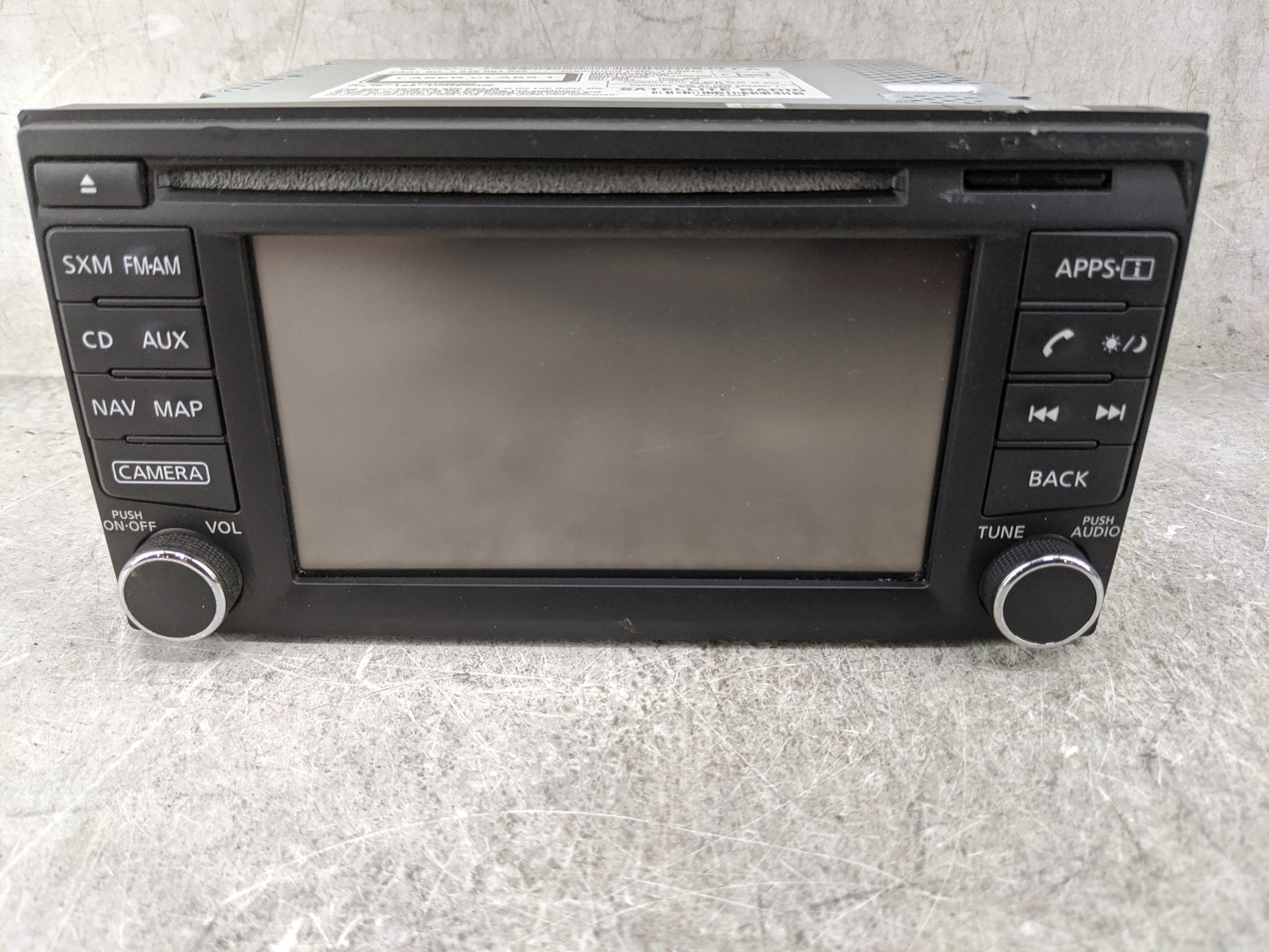 2016 Nissan Sentra Radio AM FM Cd Player Receiver Replacement P/N:259154AF1A 7612051346, LCN2K58A00, 9595A-LCN2K58A00 Fits O
