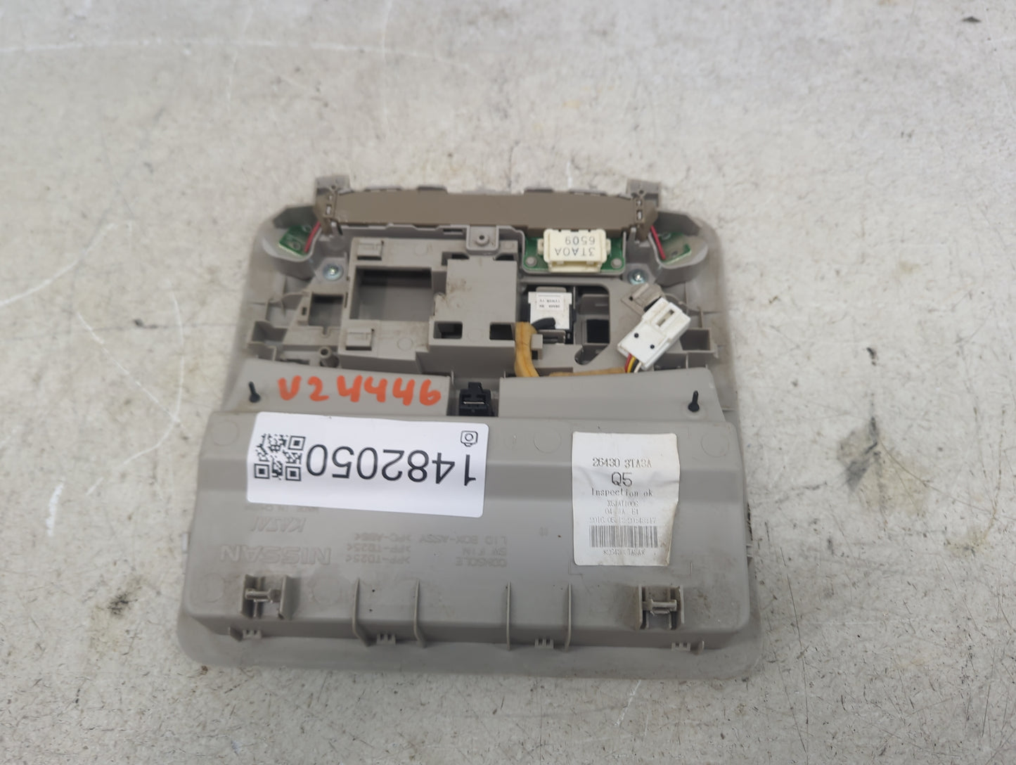 2014-2017 Nissan Sentra Overhead Roof Console Tan - Oemusedautoparts1.com