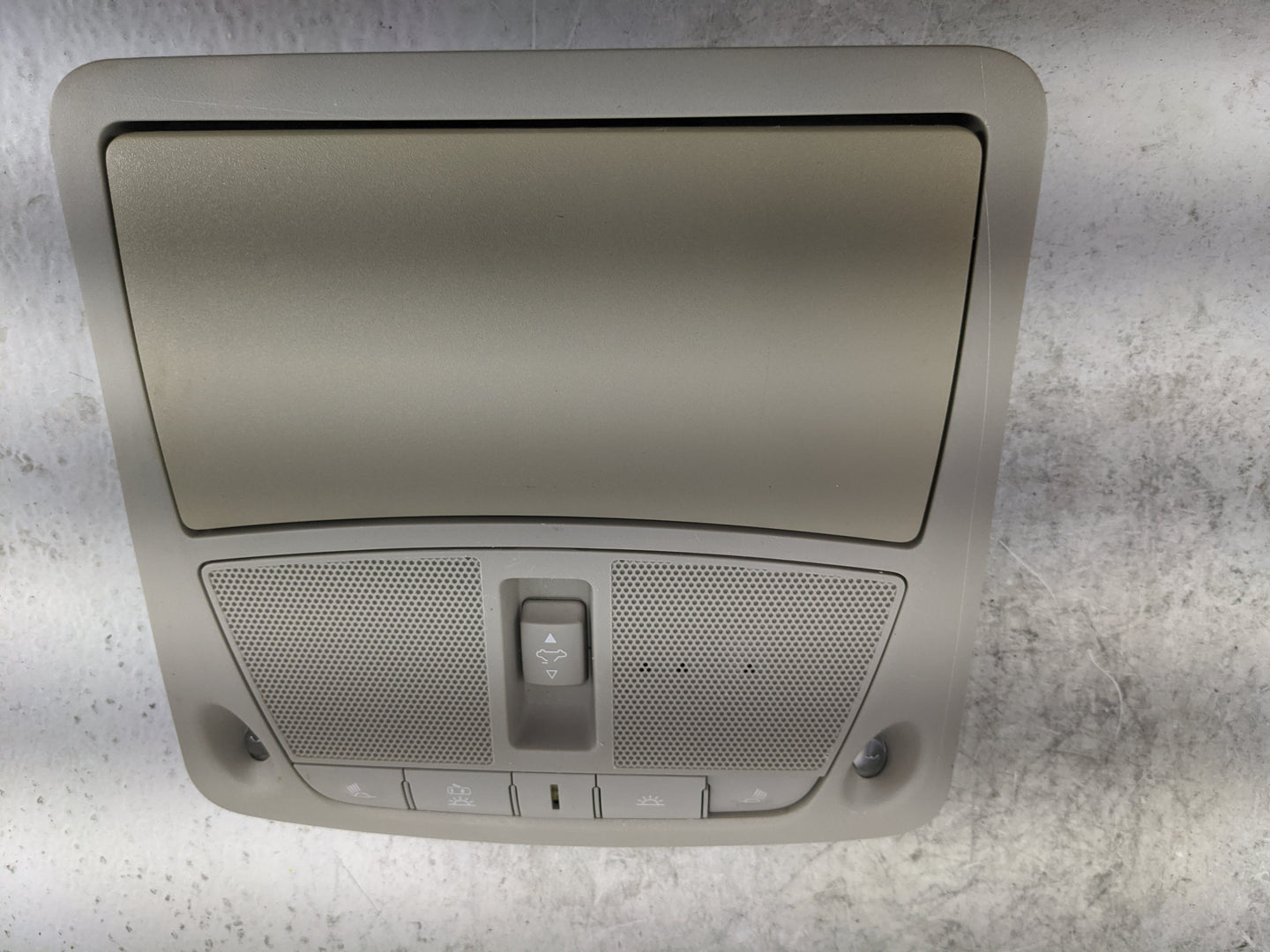 2014-2017 Nissan Sentra Overhead Console W/rear Climate Control Tan - Oemusedautoparts1.com