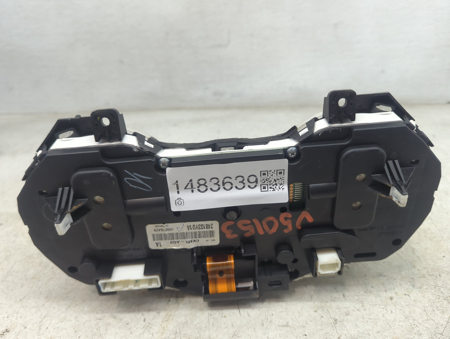 2016 Nissan Sentra Instrument Cluster Speedometer Gauges P/N:248103YU1A CKMX-AGS Miles: Fits OEM Used Auto Parts - Oemusedau