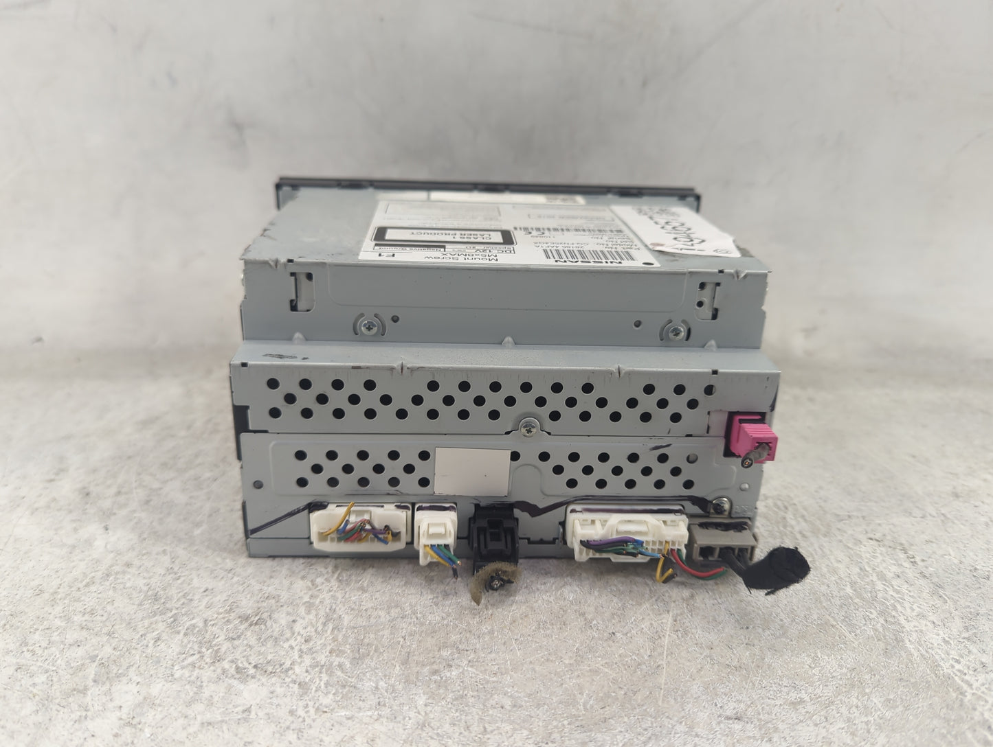 2016 Nissan Sentra Radio AM FM Cd Player Receiver Replacement P/N:28185 4AF1A CQ-FN25E4GX Fits OEM Used Auto Parts - Oemused