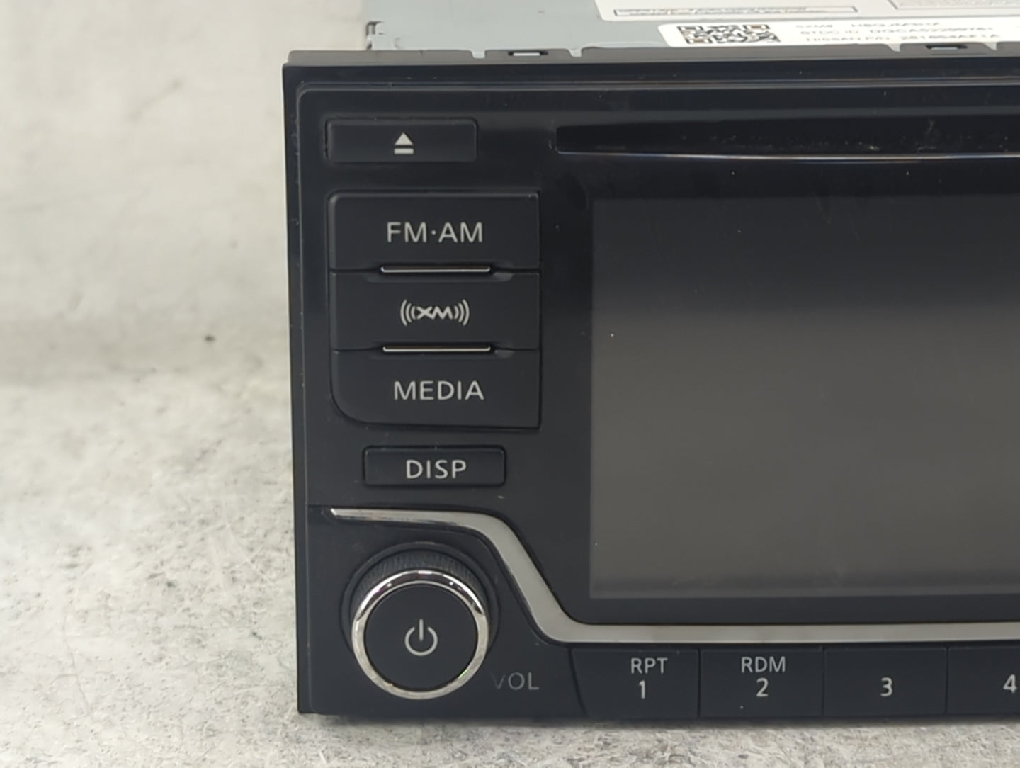 2016 Nissan Sentra Radio AM FM Cd Player Receiver Replacement P/N:28185 4AF1A CQ-FN25E4GX, AN1503 Fits OEM Used Auto Parts -