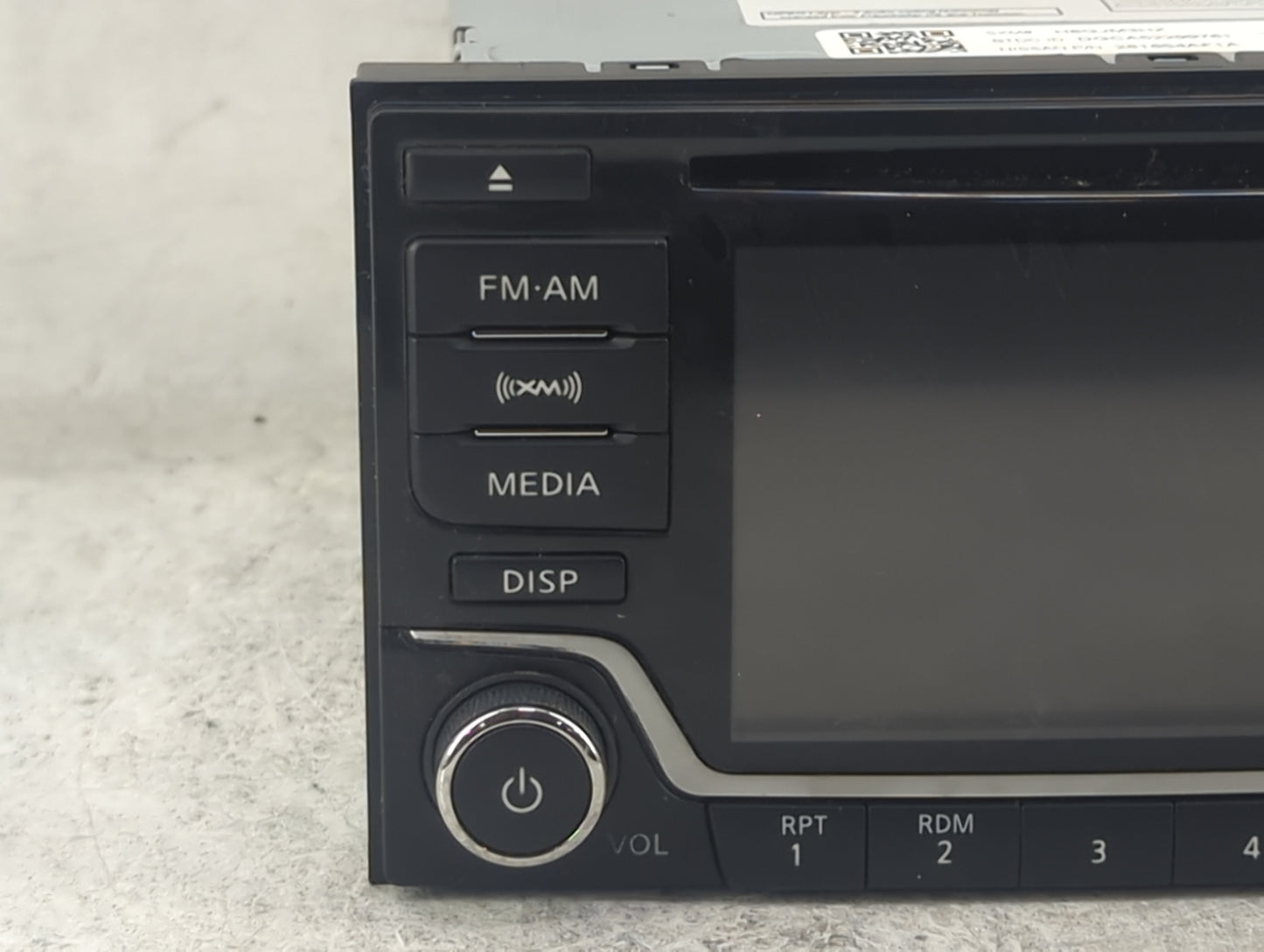 2016 Nissan Sentra Radio AM FM Cd Player Receiver Replacement P/N:28185 4AF1A CQ-FN25E4GX, AN1503 Fits OEM Used Auto Parts -