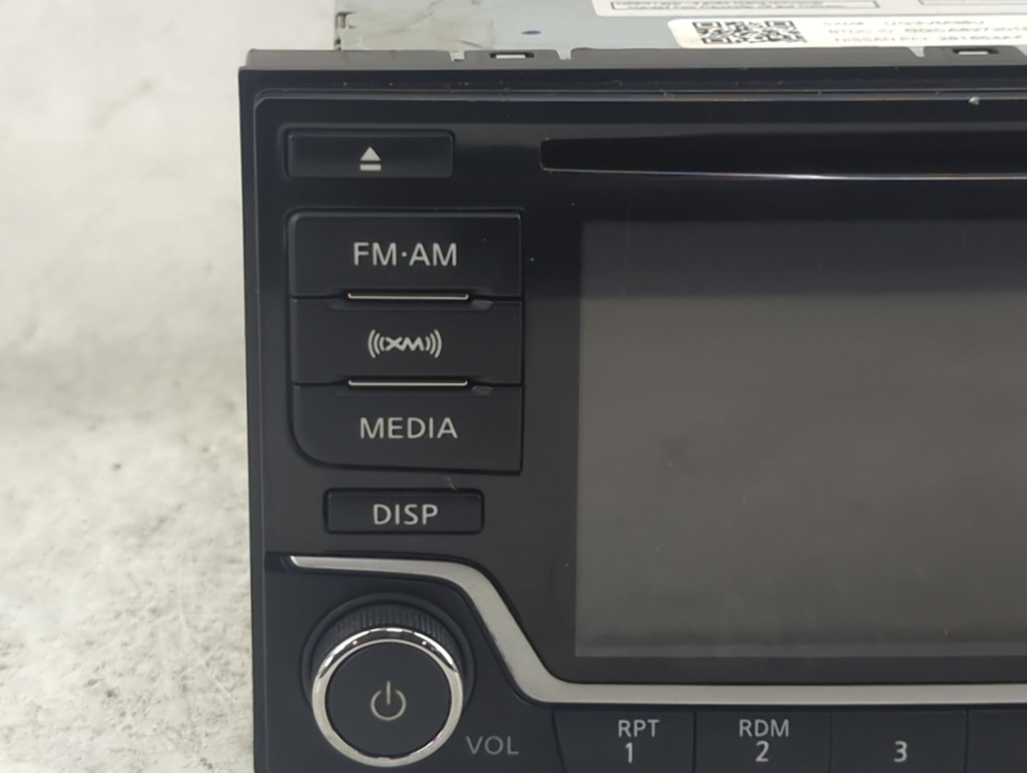 2016 Nissan Sentra Radio AM FM Cd Player Receiver Replacement P/N:28185 4AF1A CQ-FN25E4GX Fits OEM Used Auto Parts - Oemused