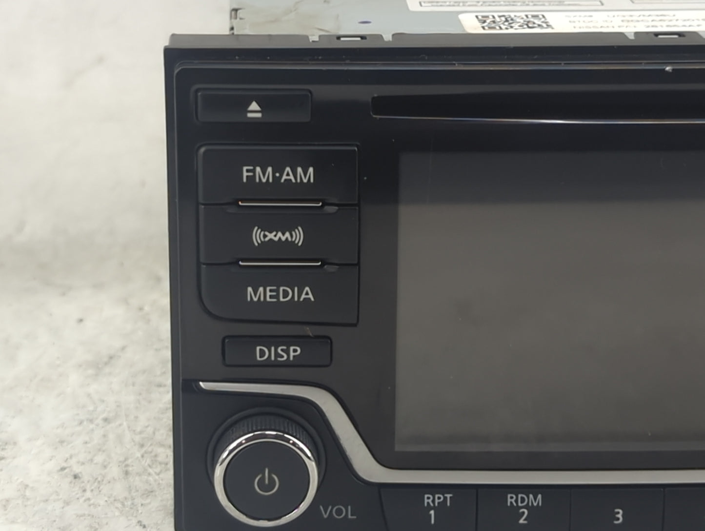 2016 Nissan Sentra Radio AM FM Cd Player Receiver Replacement P/N:28185 4AF1A CQ-FN25E4GX Fits OEM Used Auto Parts - Oemused
