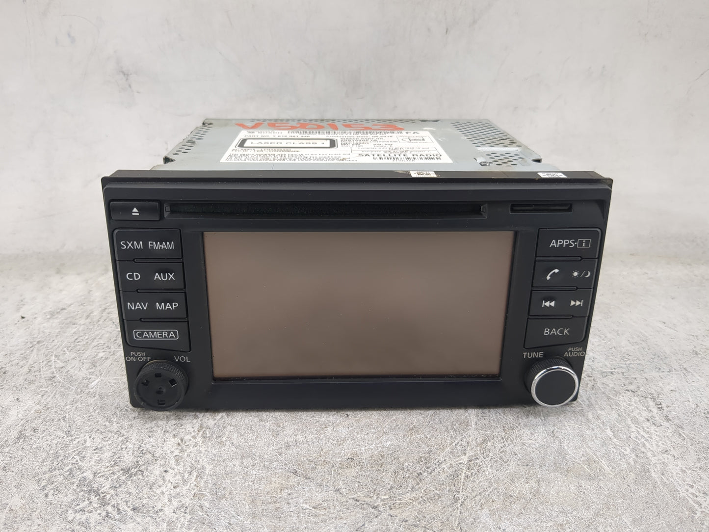 2016 Nissan Sentra Radio AM FM Cd Player Receiver Replacement P/N:7612051346 259154AF1A, LCN2K58A00 Fits OEM Used Auto Parts