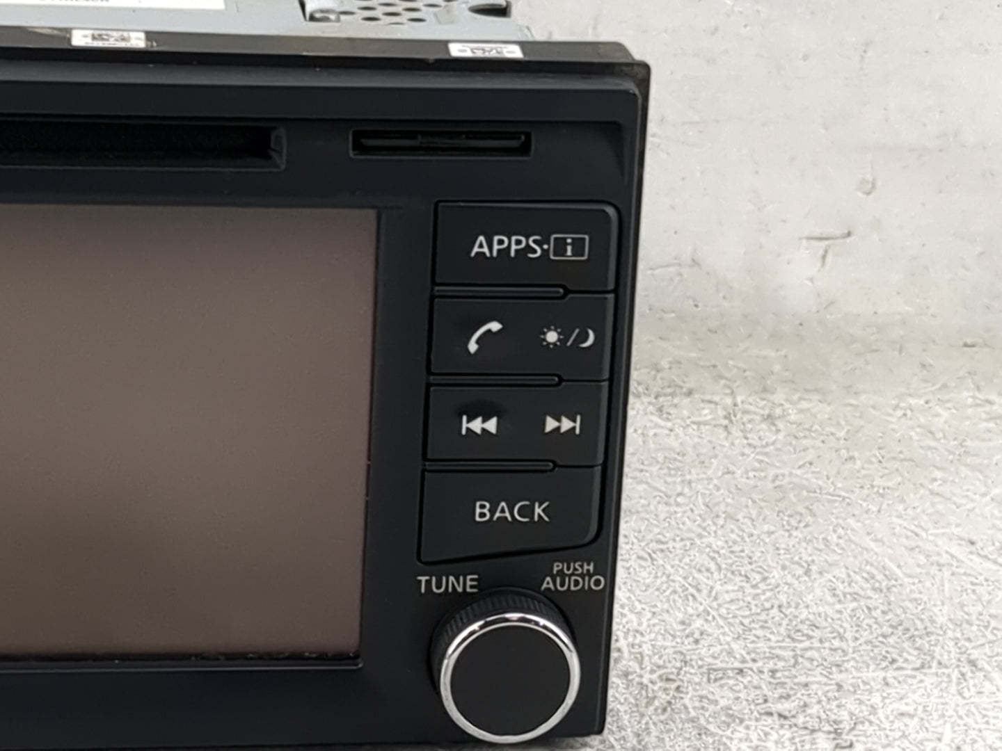 2016 Nissan Sentra Radio AM FM Cd Player Receiver Replacement P/N:7612051346 259154AF1A, LCN2K58A00 Fits OEM Used Auto Parts