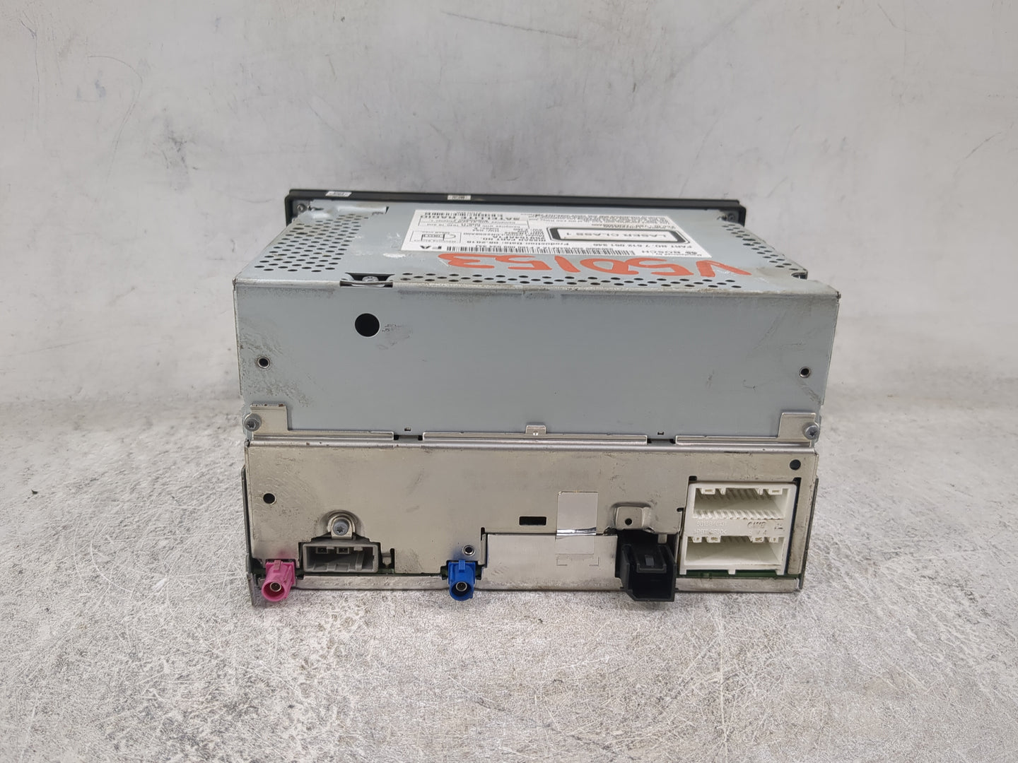 2016 Nissan Sentra Radio AM FM Cd Player Receiver Replacement P/N:7612051346 259154AF1A, LCN2K58A00 Fits OEM Used Auto Parts