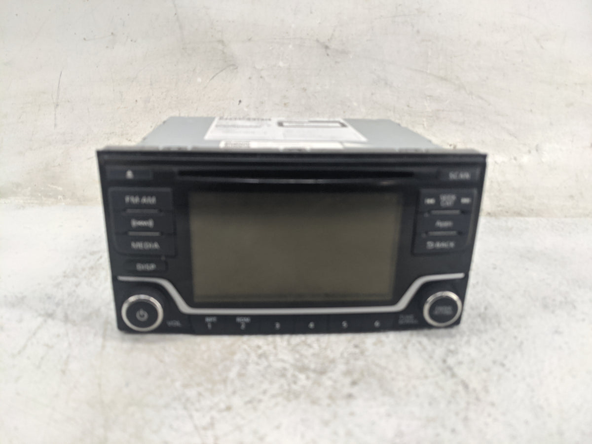 2016 Nissan Sentra Radio AM FM Cd Player Receiver Replacement P/N:28185 4AF1A CQ-FN25E4GX, AN1503 Fits OEM Used Auto Parts -