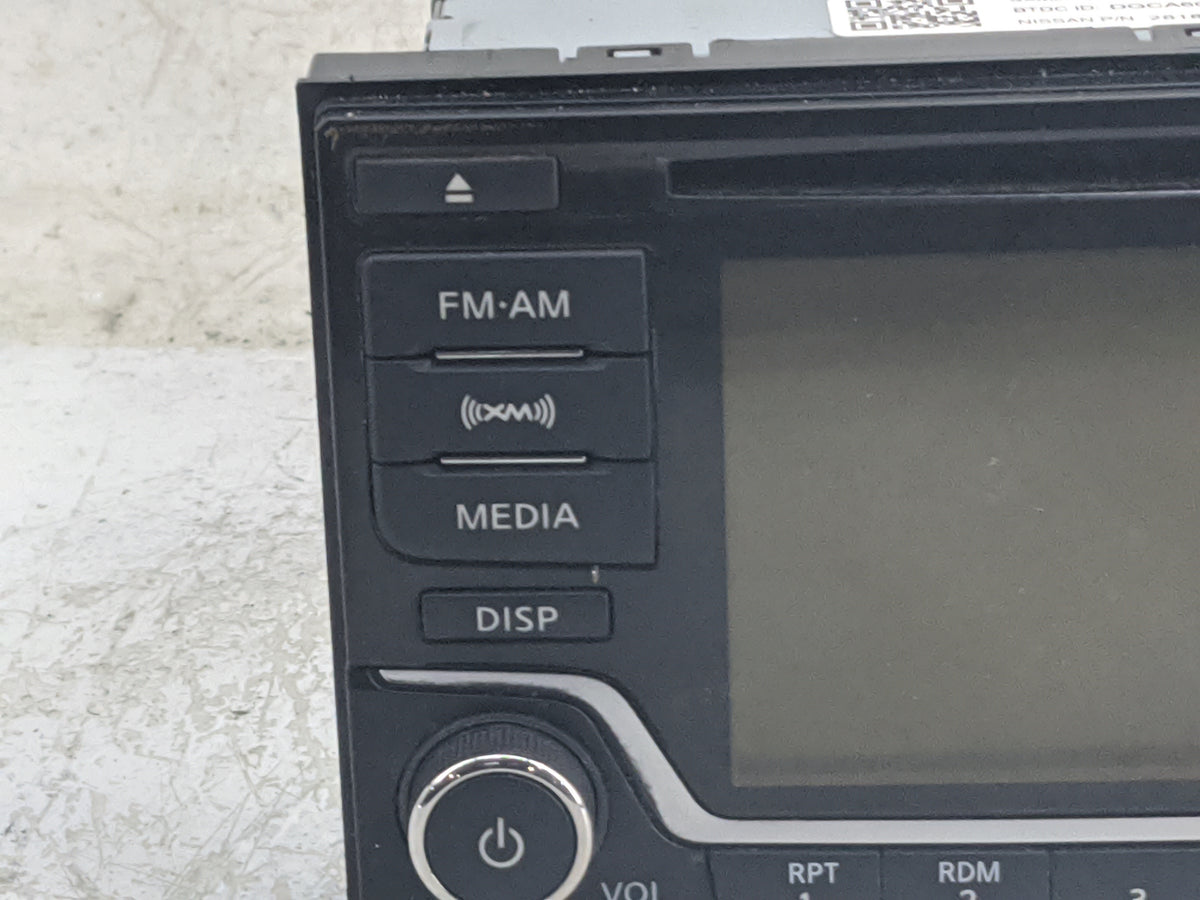 2016 Nissan Sentra Radio AM FM Cd Player Receiver Replacement P/N:28185 4AF1A CQ-FN25E4GX, AN1503 Fits OEM Used Auto Parts -