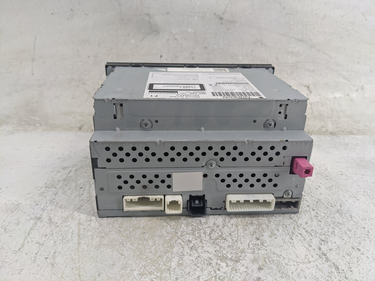 2016 Nissan Sentra Radio AM FM Cd Player Receiver Replacement P/N:28185 4AF1A CQ-FN25E4GX, AN1503 Fits OEM Used Auto Parts -