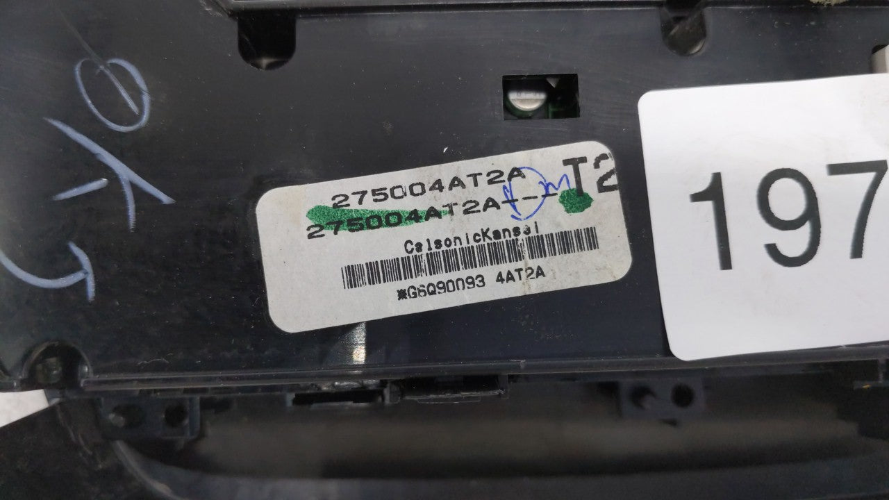 2015-2017 Nissan Sentra Climate Control Module Temperature AC/Heater Replacement P/N:275004AT2A Fits Fits 2015 2016 2017 OEM