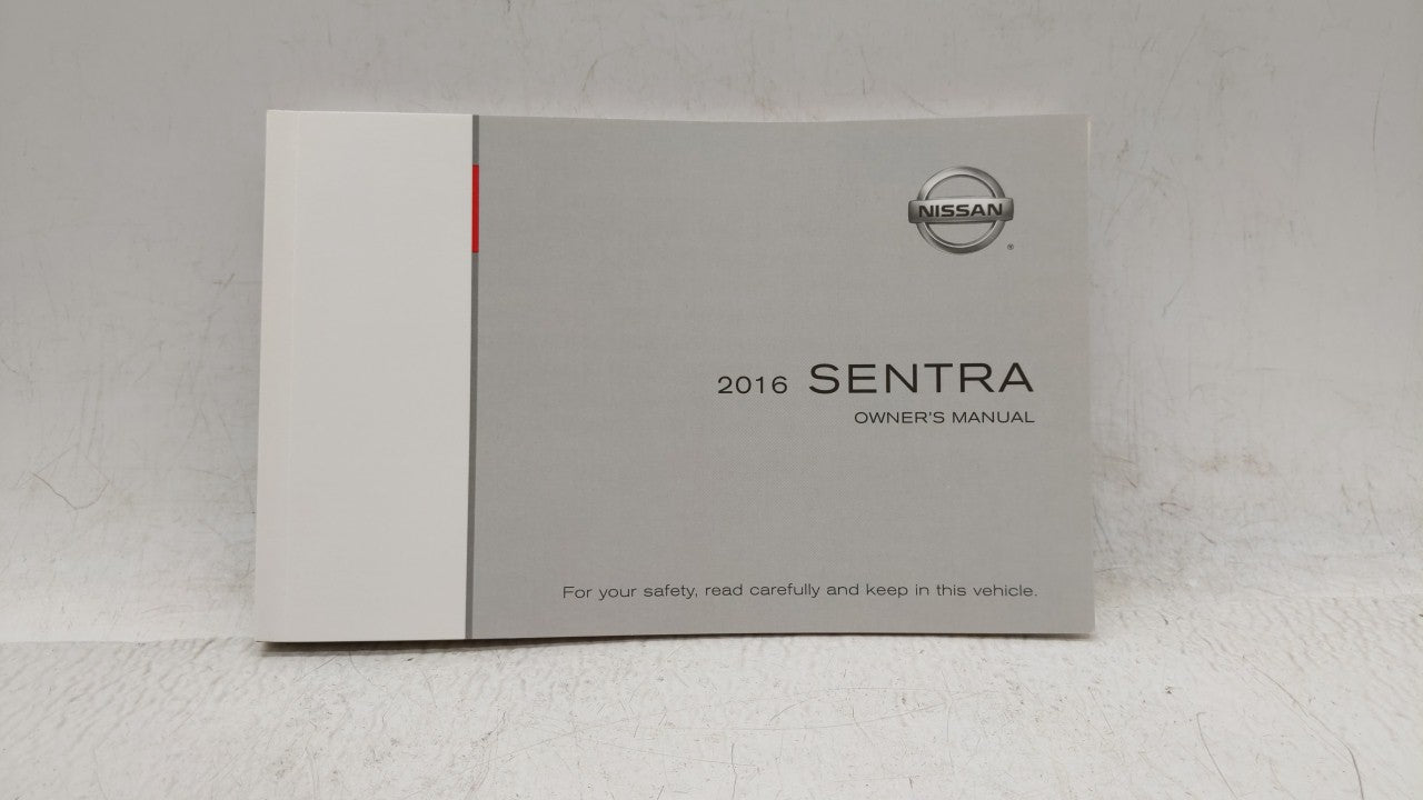 2016 Nissan Sentra Owners Manual Book Guide OEM Used Auto Parts - Oemusedautoparts1.com