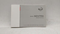 2016 Nissan Sentra Owners Manual Book Guide OEM Used Auto Parts - Oemusedautoparts1.com