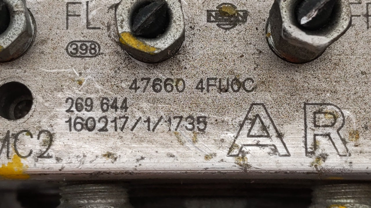2016-2018 Nissan Sentra ABS Pump Control Module Replacement P/N:47660 5UD0C 47660 4FU0C Fits Fits 2016 2017 2018 OEM Used Au